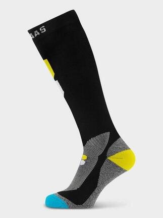 Poederbaas Chaussettes de ski Technical Bamboo Freeride Noir
