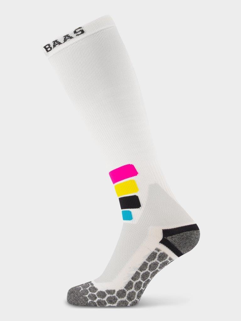 POEDERBAAS Poederbaas Skisokken Compressie Technical Pro Merino Wit