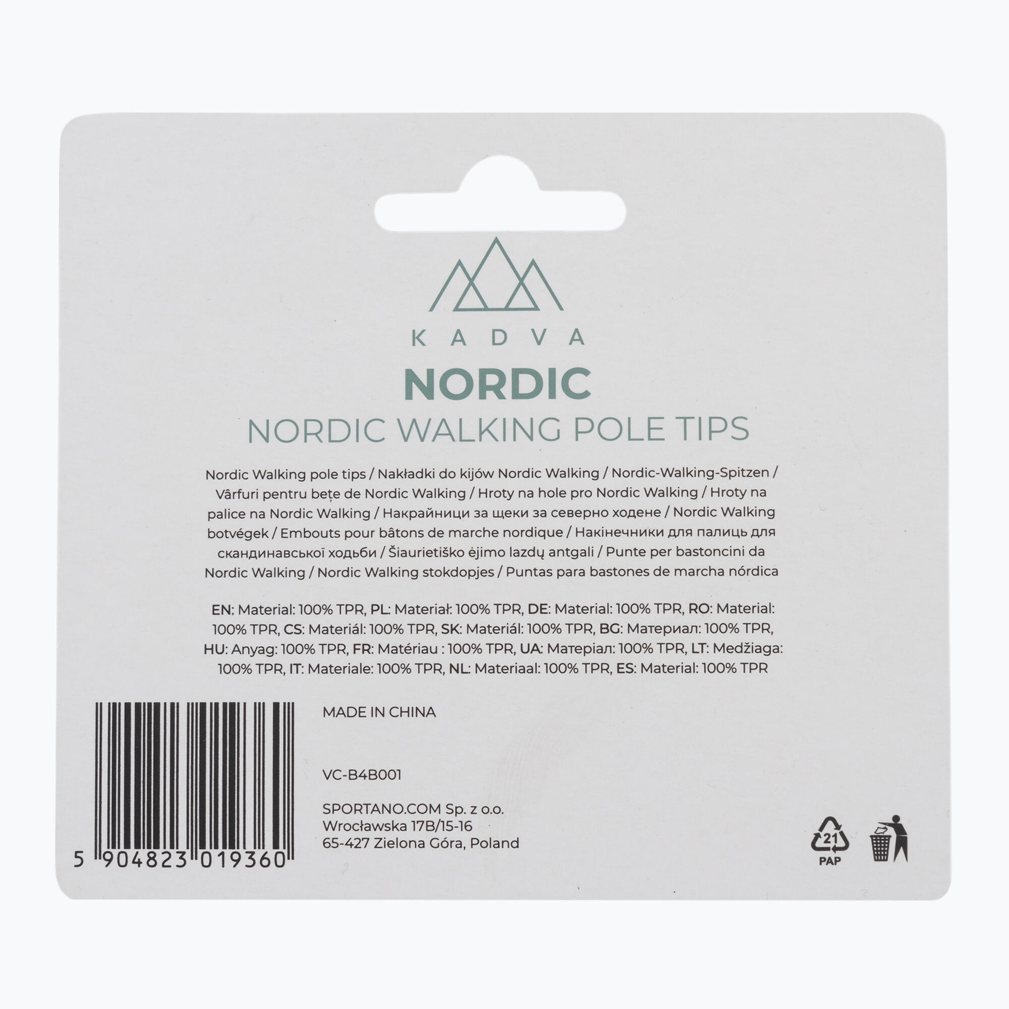 Fundas para bastones de marcha nórdica KADVA Nordic 2/3