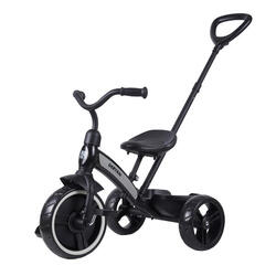 Deryan Tricycle avec barre de poussée - Noir
