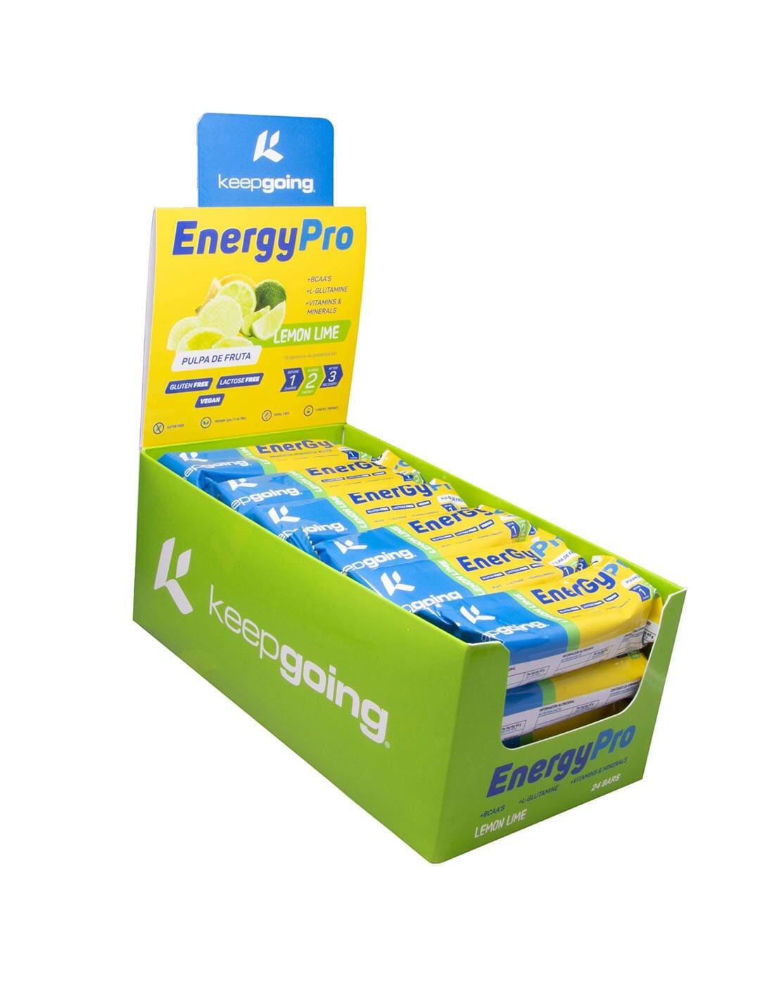 Barritas Energéticas Naturales Energía Pro "EnergyPro Bar"  de Limón 24x40g 1/7