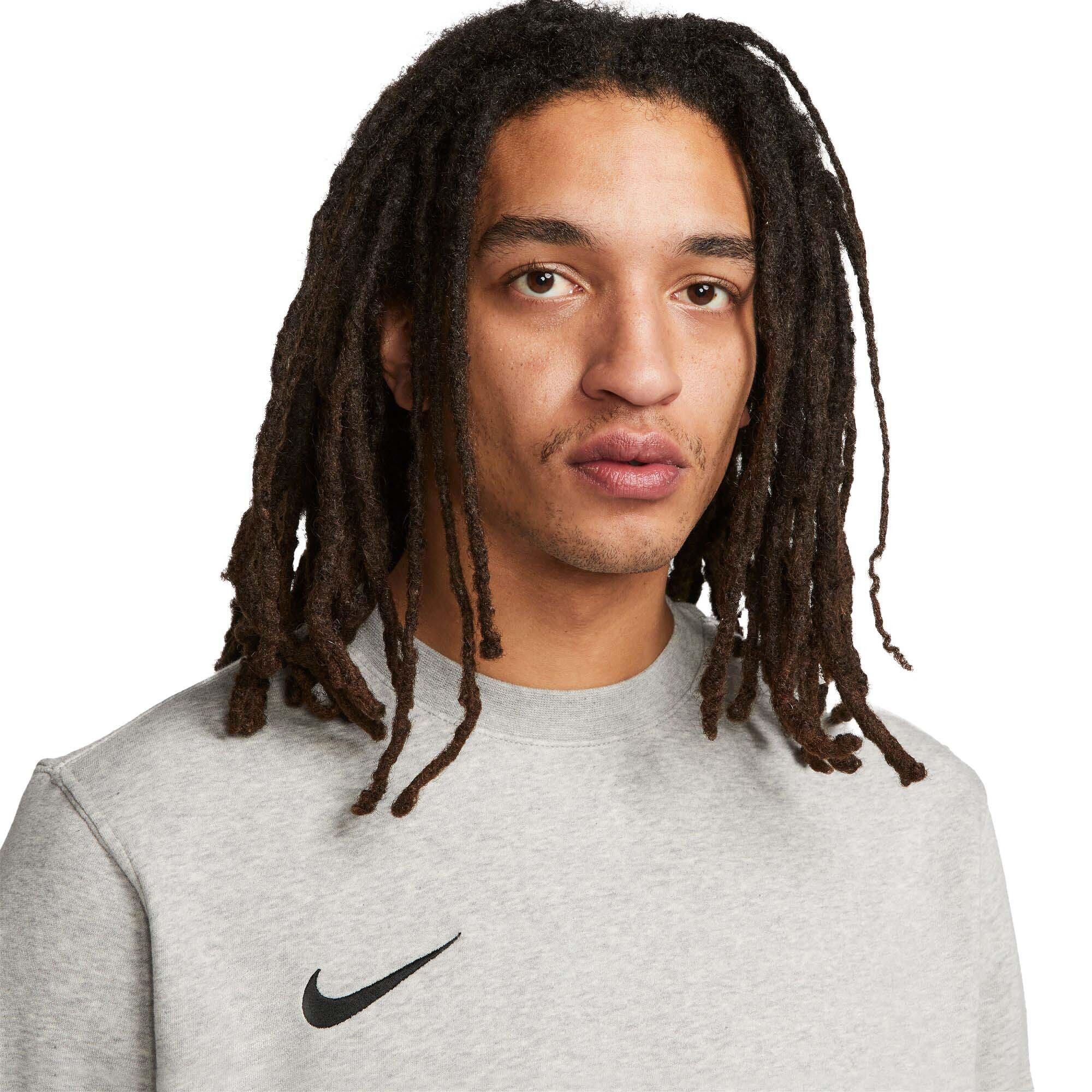 Felpa girocollo uomo ( fleece) nike grigio 7/7