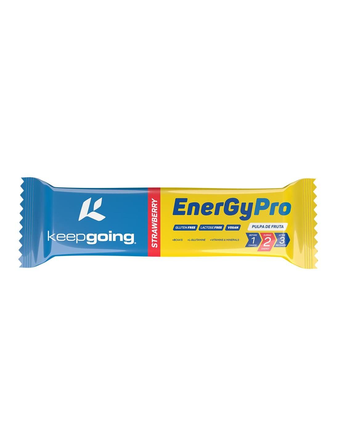 Barritas Energéticas Naturales Energía Pro "EnergyPro Bar" de Fresa 24x40g 2/7