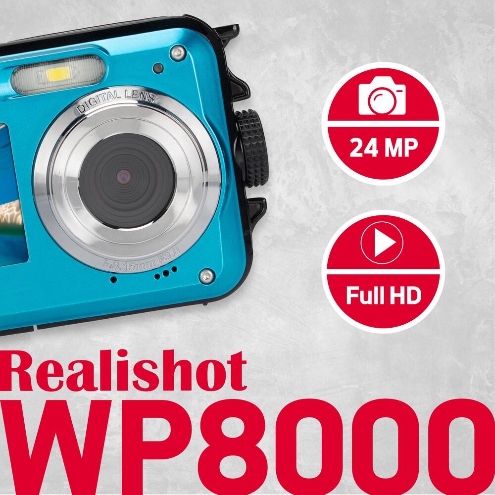 AGFAPHOTO Realishot WP8000 - Appareil Photo Numérique Étanche 24MP - Bleu 5/5
