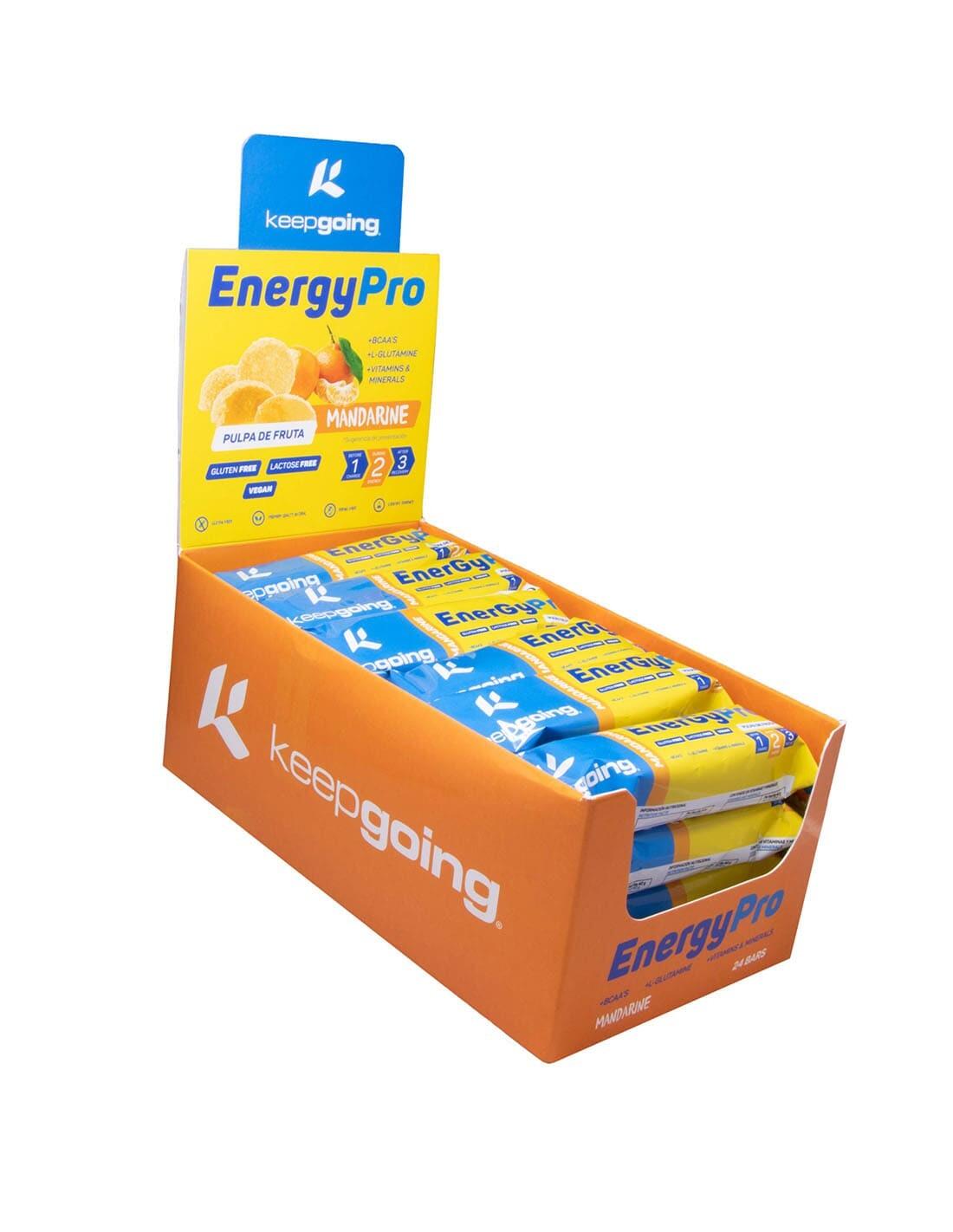 Barritas Energéticas Naturales Energía Pro "EnergyPro Bar" de Mandarina 24x40g 1/7