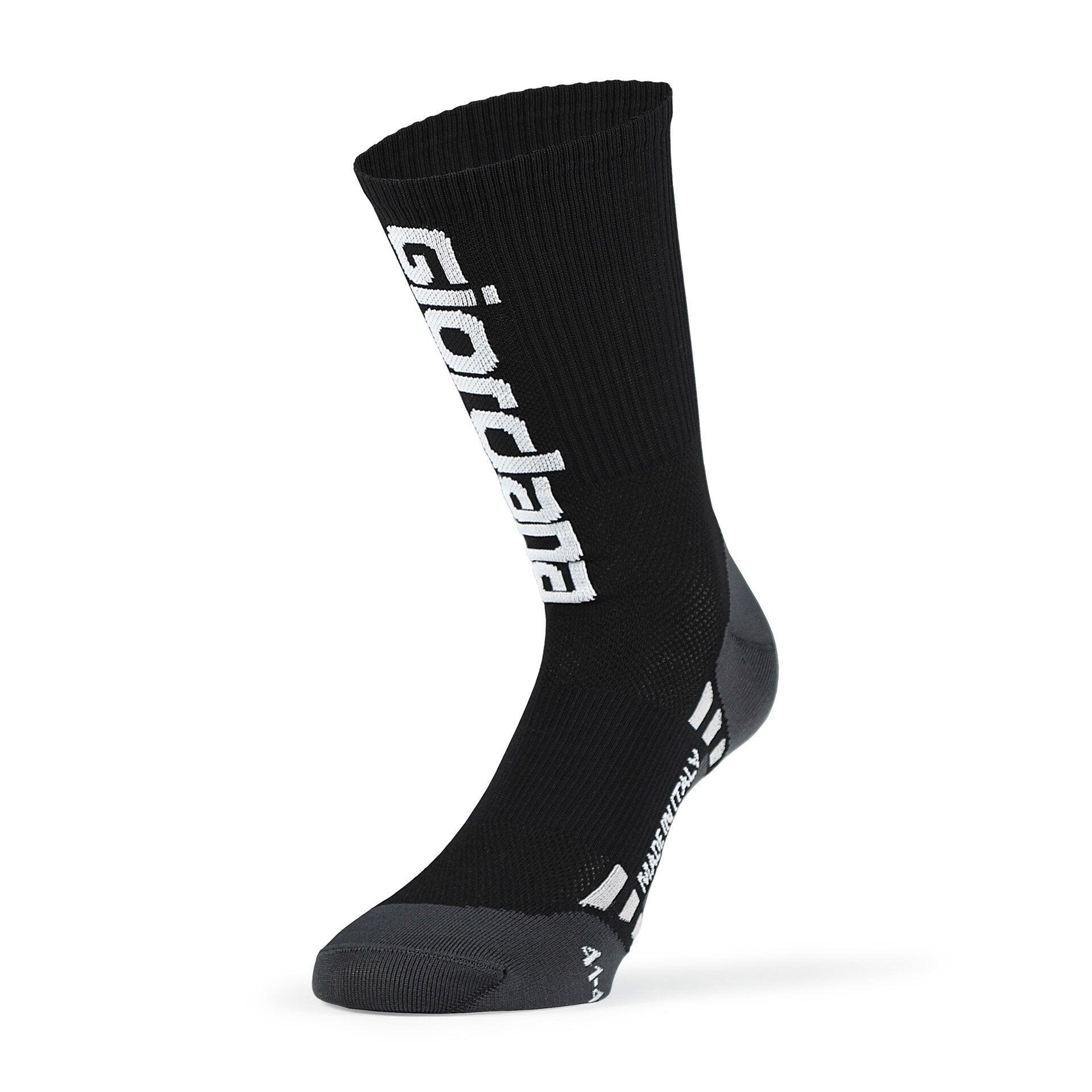 Giordana FRC Socks - Tall Cuff - Logo Black/White 1/2