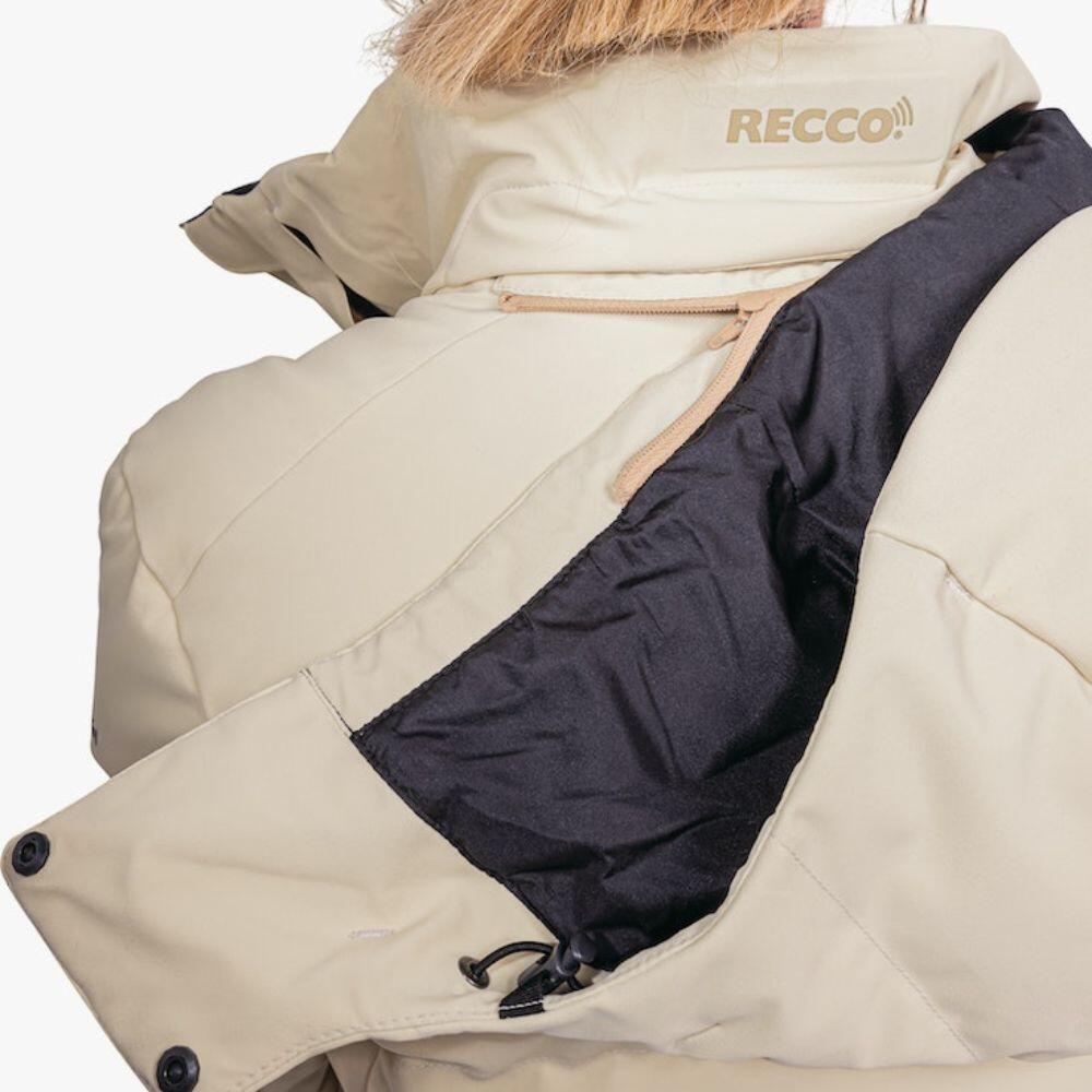 Schoffel Down Womens Misurina Ski Jacket - Smokey Sands 2/4