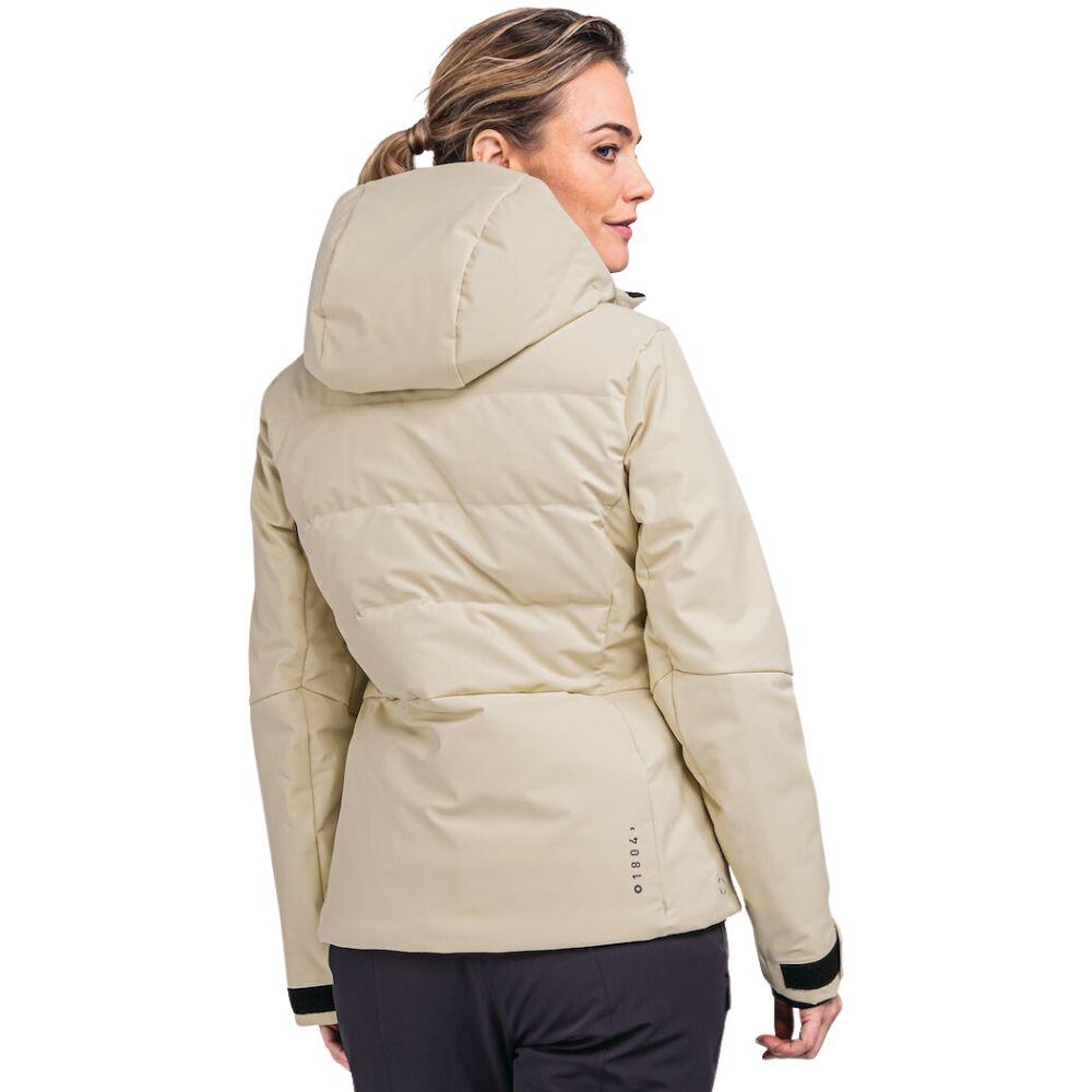 Schoffel Down Womens Misurina Ski Jacket - Smokey Sands 4/4