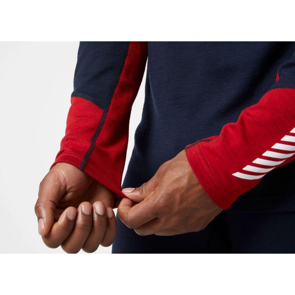 Helly Hansen Lifa Merino Midweight Ski Base Layers - Navy 4/6