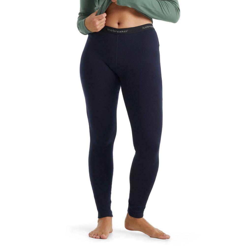 Icebreaker Women's Merino 260 Thermal Leggings, black 1/4