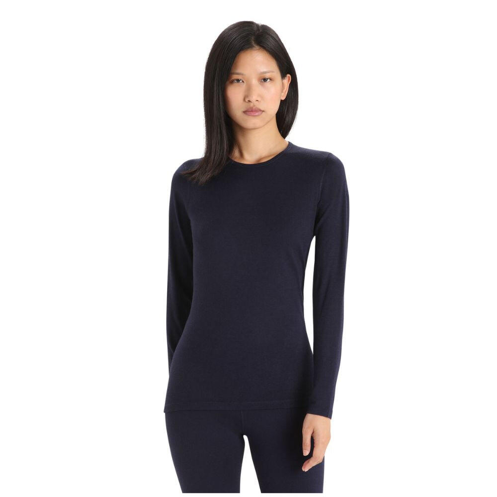 ICEBREAKER Icebreaker Womens 200 Oasis Merino Thermals - Midnight Navy