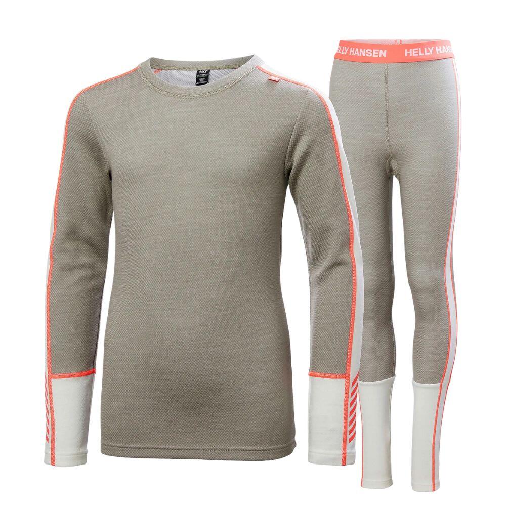 HELLY HANSEN Helly Hansen Junior LIFA Merino Midweight Thermal Base Layer Set - Terrazzo