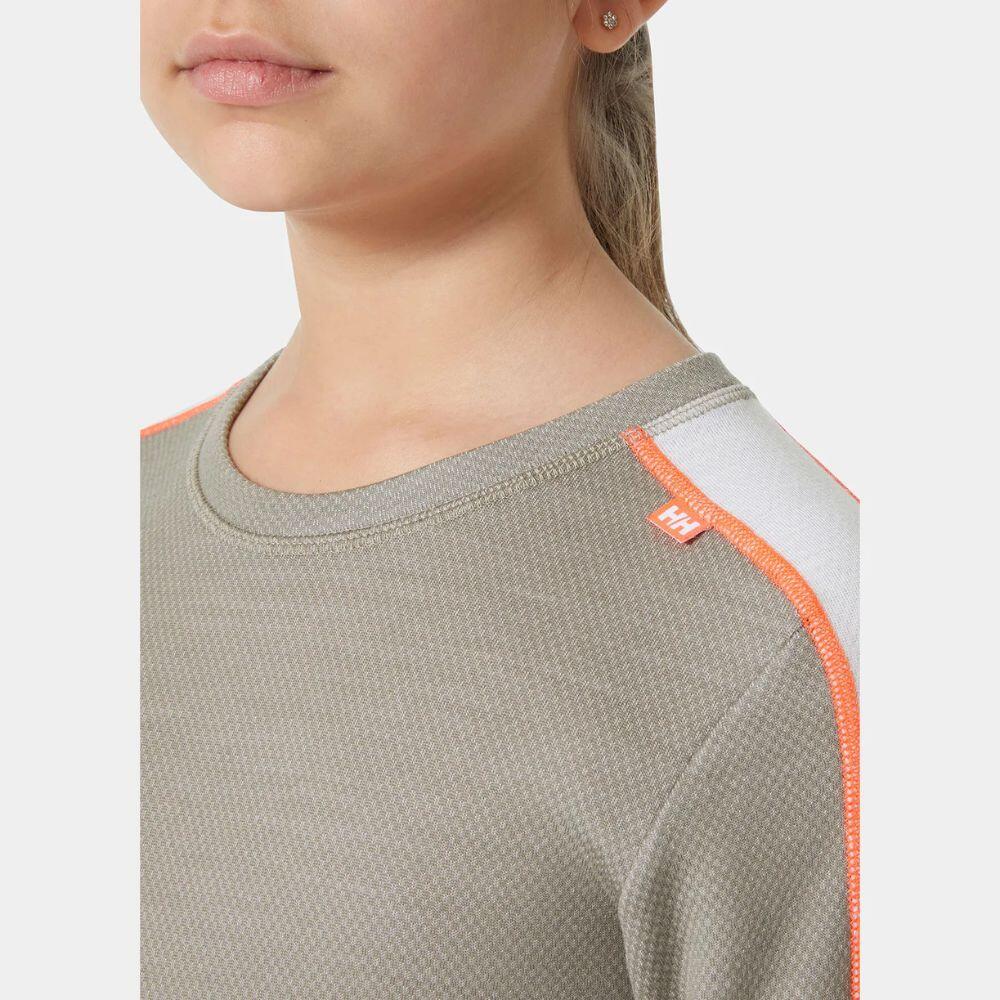 Helly Hansen Junior LIFA Merino Midweight Thermal Base Layer Set - Terrazzo 3/4