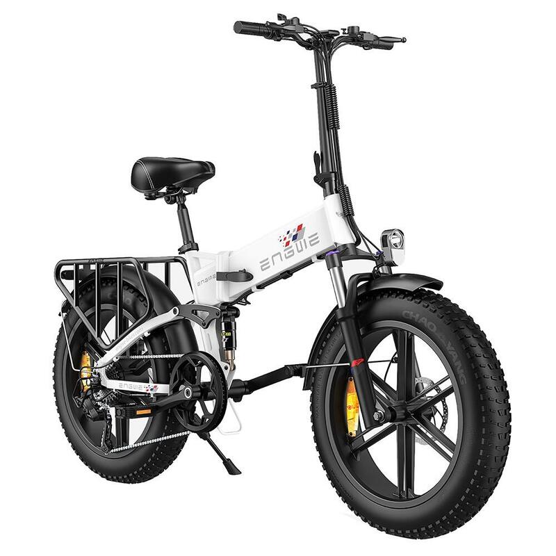 ENGWE MOTOR X 250W Bicicleta Eléctrica Plegable Blanco