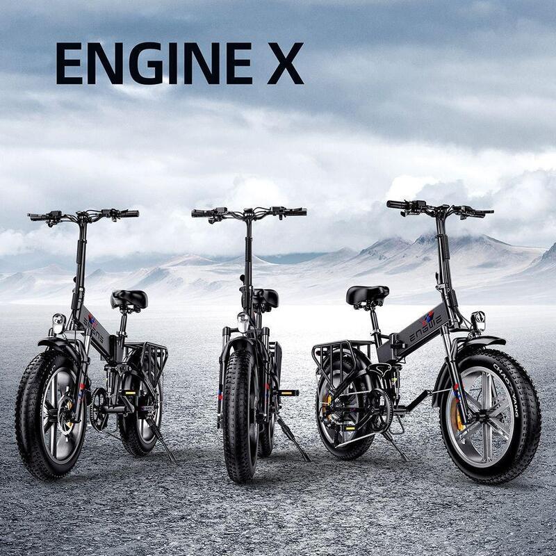 ENGWE MOTOR X 250W Bicicleta Eléctrica Plegable Blanco