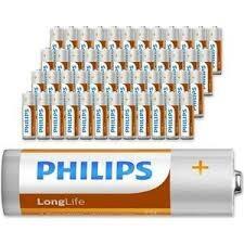 Philips aa batterij r6 wp longlife wp doos a 48 2/2