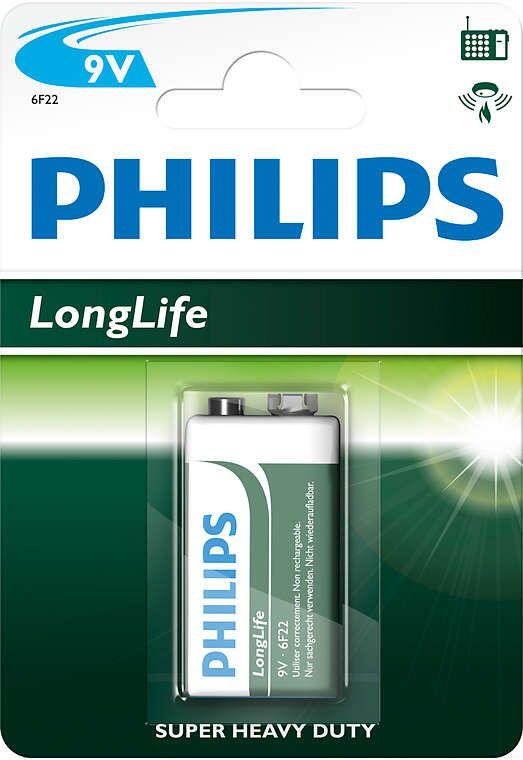 9V LongLife Zinkchlorid-Batterie 2/2
