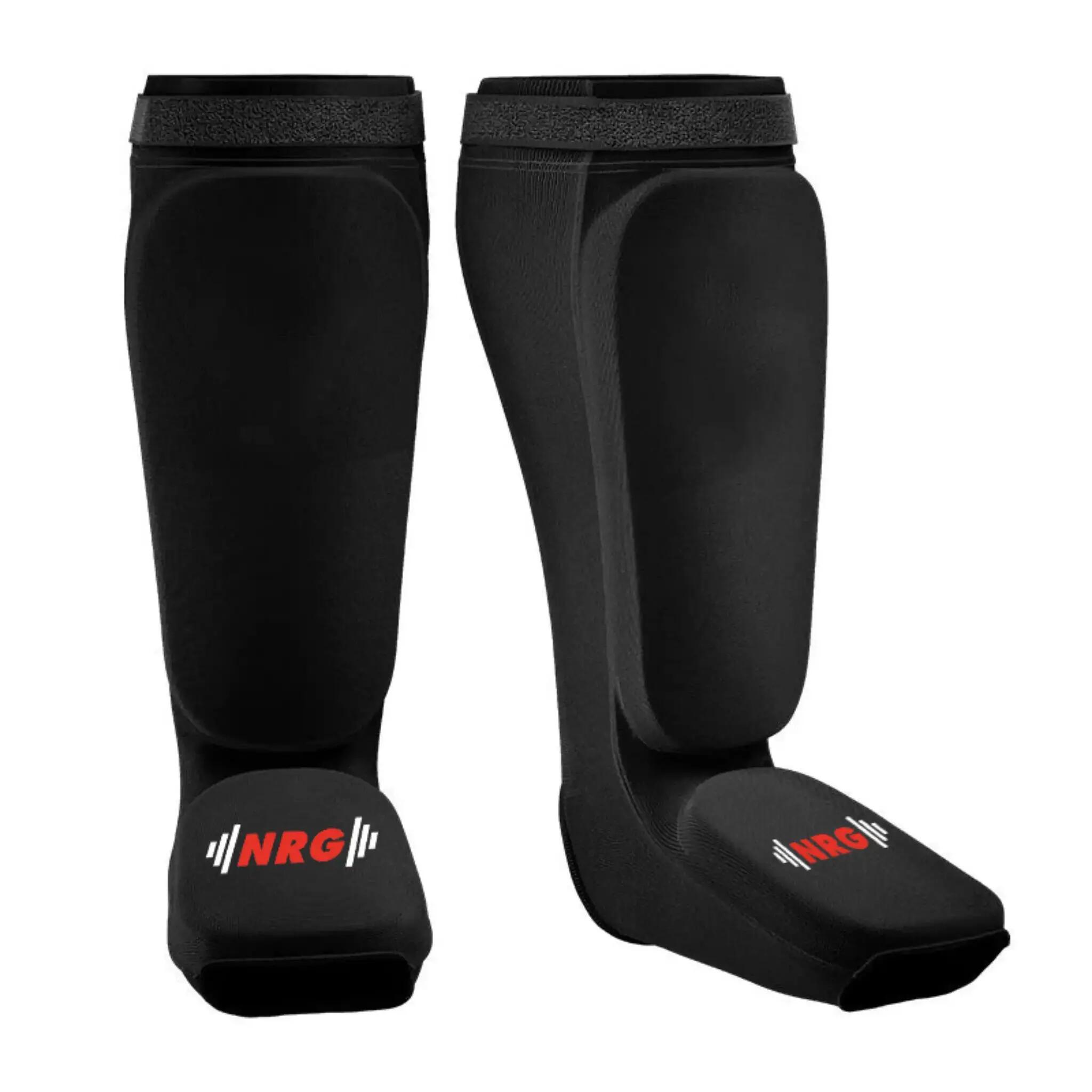 SIBB Protège-Tibias Tibia & Cou-de-pied Noir - Taille: S 2/7