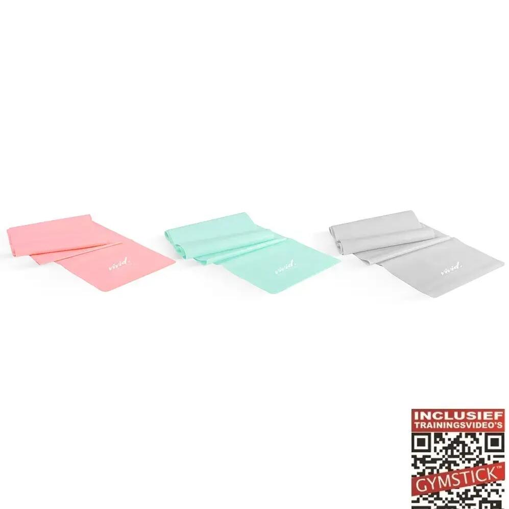 Vivid Exercise Bands Set Resistance Bands Set 3 Pieces