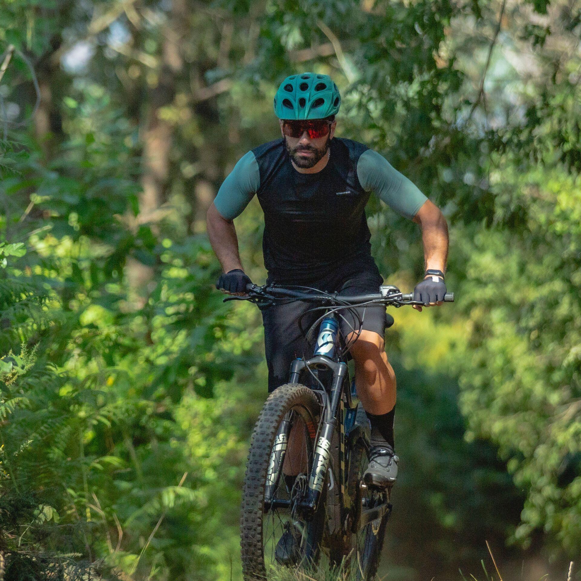 Capacete de Bicicleta MTB Leaf Verde 6/7