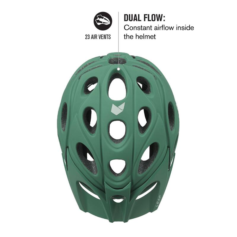 Helma MTB  Catlike Leaf Ledová Zelená Frosty Mat