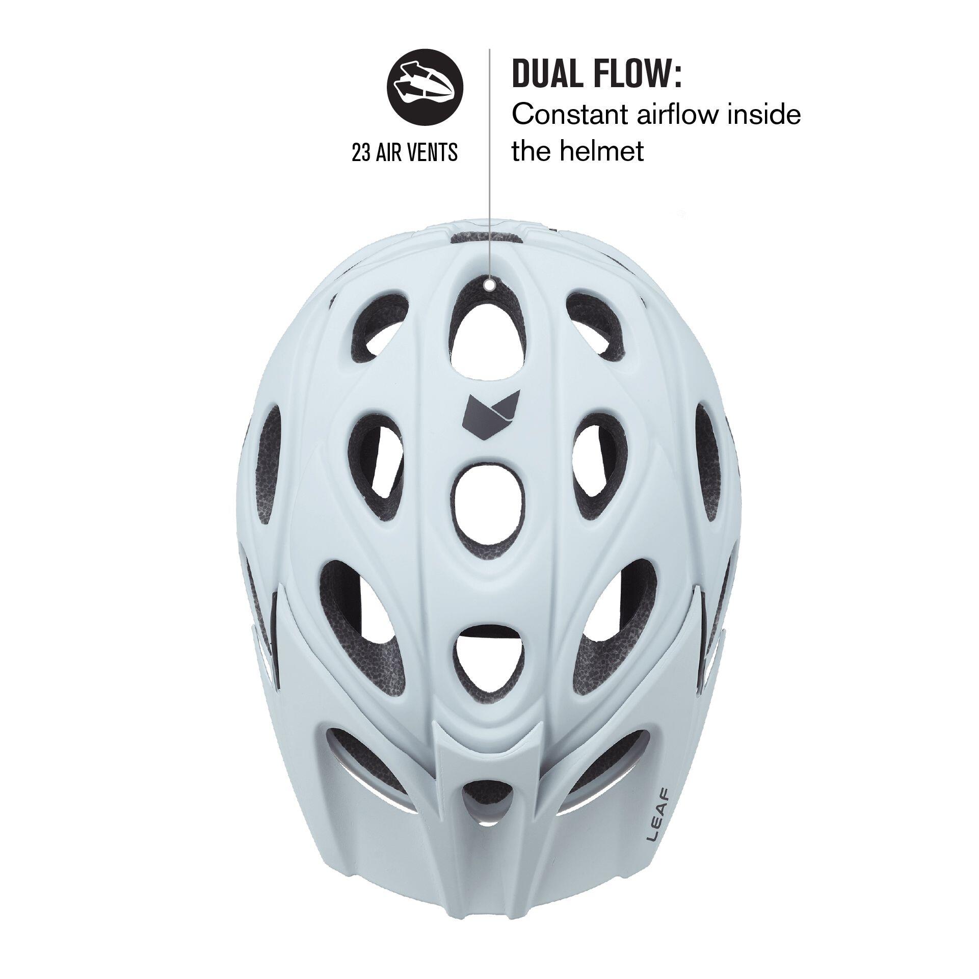 Casque VTT Leaf Glacier Gris 4/7