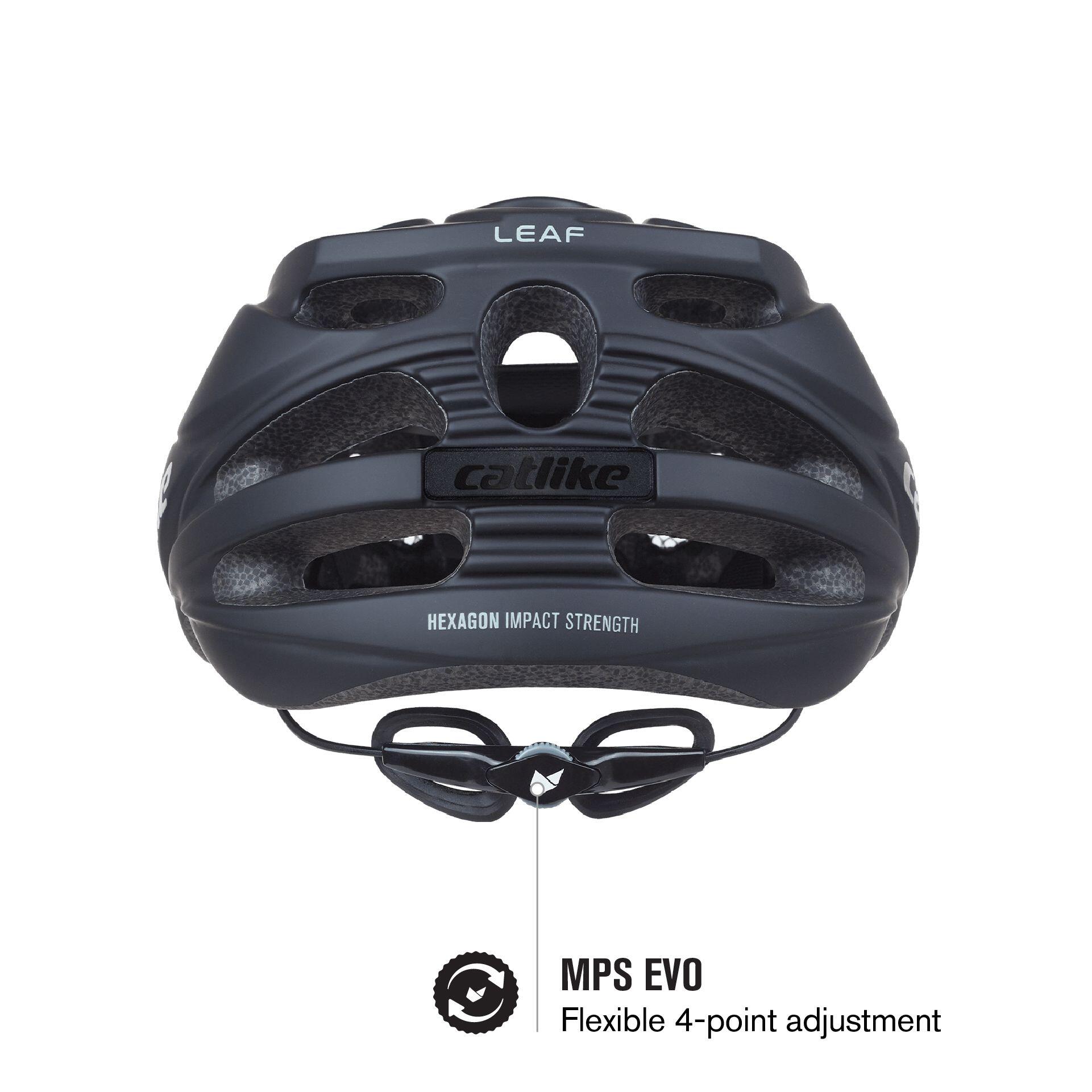 Capacete de Bicicleta MTB Leaf Carbon Preto 6/7