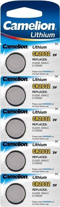 Camelion Button Cell Beat Batter 3V CR2032 Card A 5 pièces 2/2