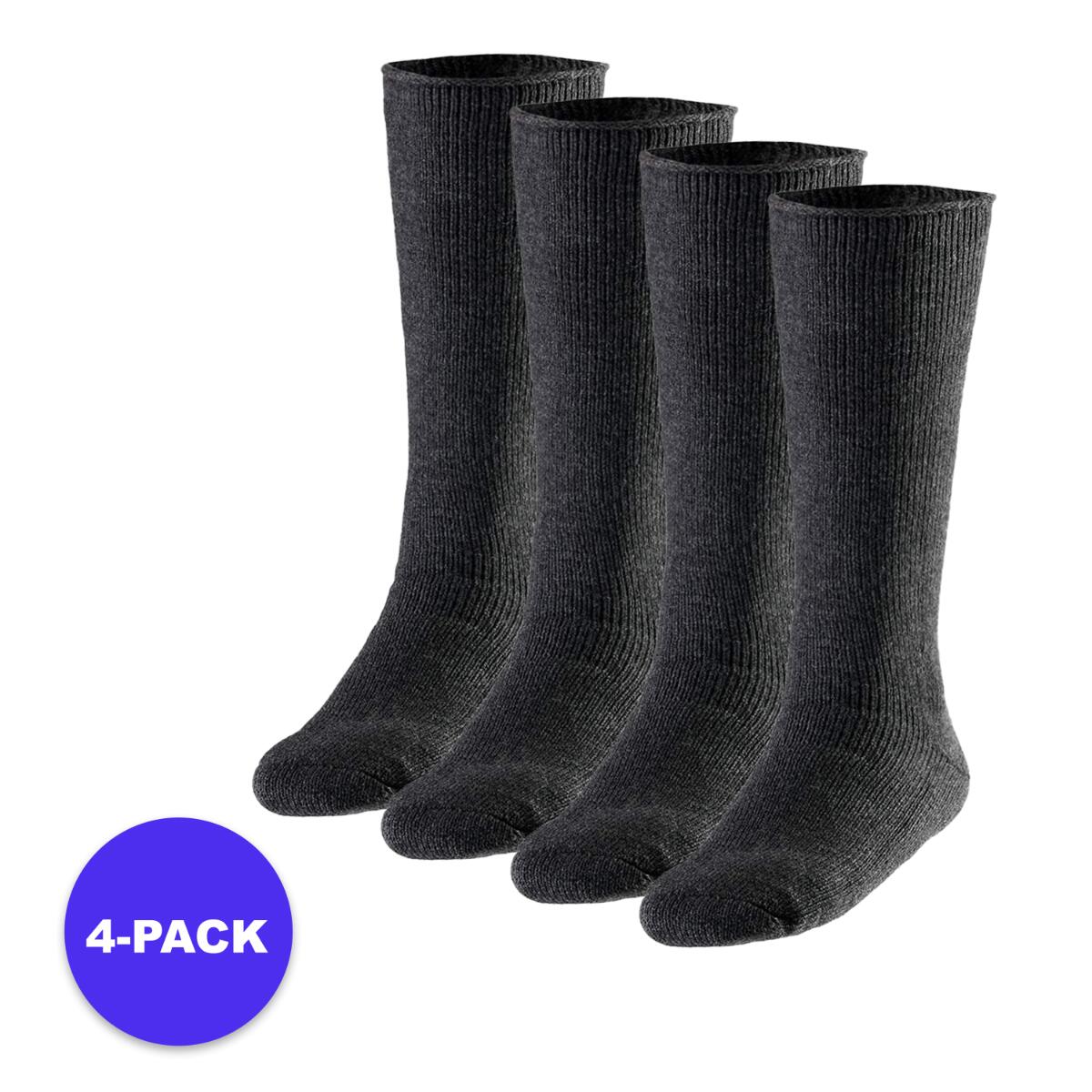 Heat Keeper - Heatkeeper - Chaussettes Hautes Thermiques Pour Hommes - 4 X Paire - Anthracite - Chaussettes - Gris|marron - 41/46 - Decathlon