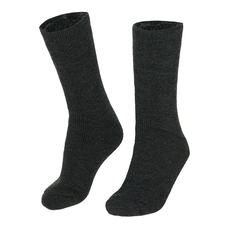 Heatkeeper - Chaussettes thermiques femmes - Anthracite - 1 paire - Chaussettes