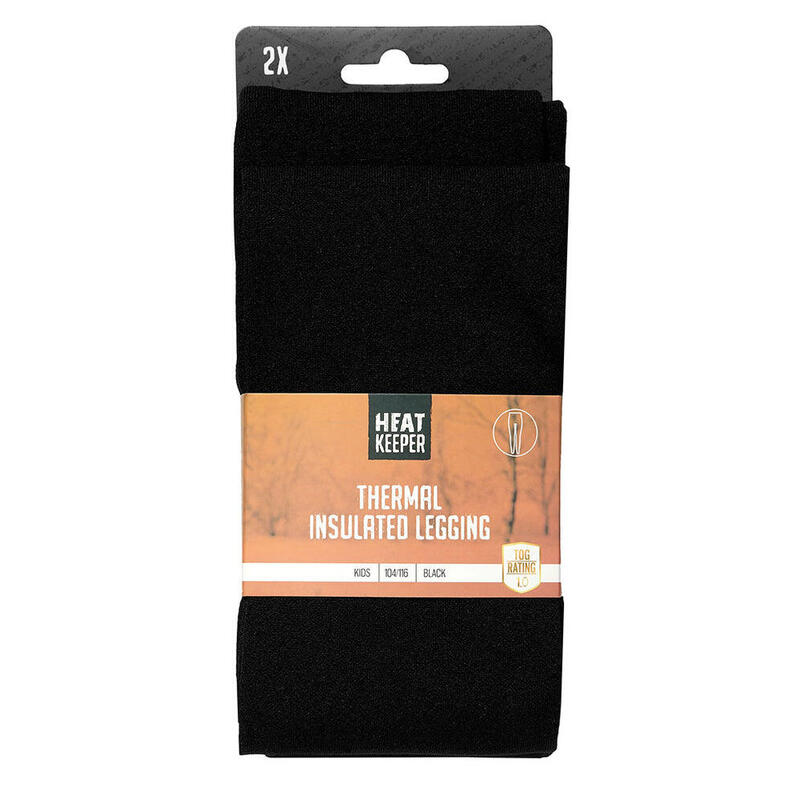 Heatkeeper - Legging thermique pour enfants - Noir - Paquet de 4