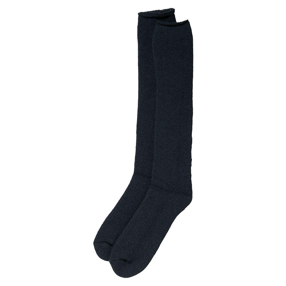 FALKE Heren Kniekousen No. 6 M Kh wol zijde lang eenkleurig 1 paar, Grijs Anthracite Melange 3080, 45-46