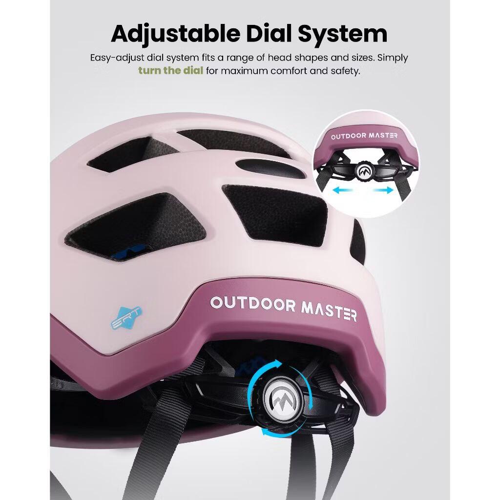 Pink and purple bike helmet hotsell