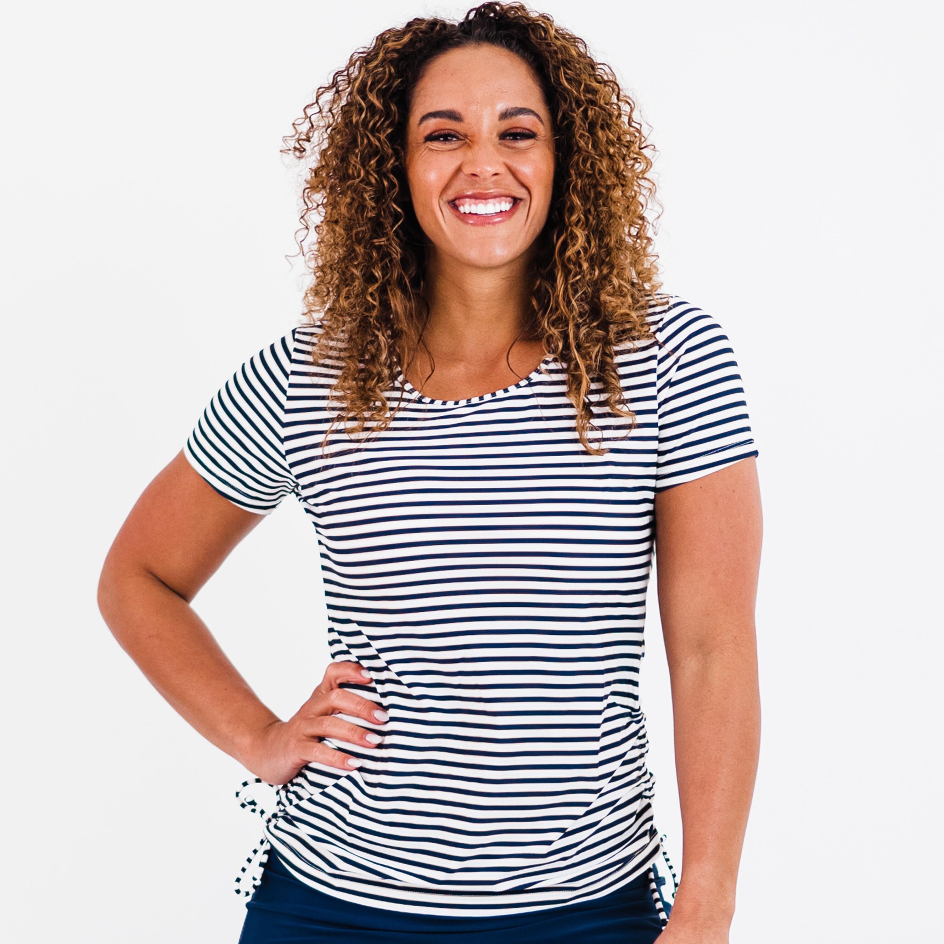Women's UPF 50+ Short Sleeve Adele Swim Top