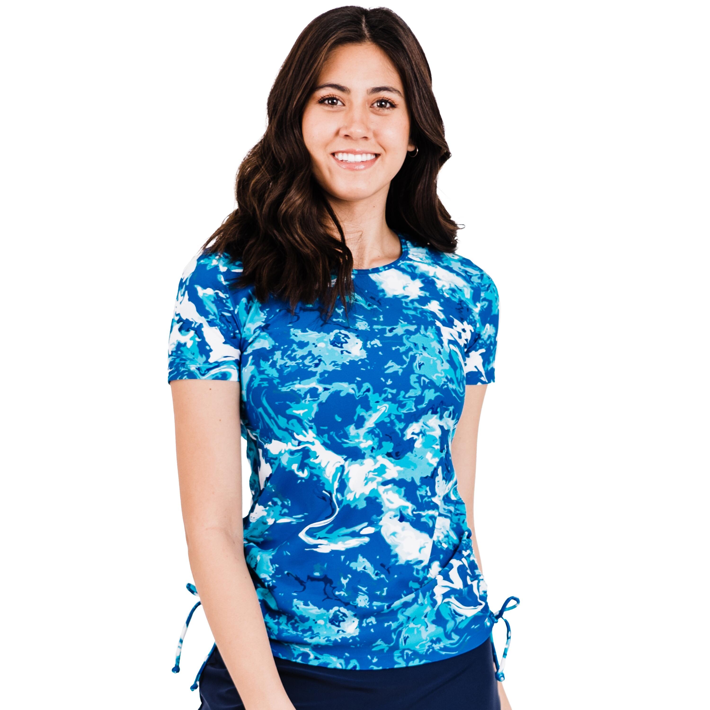 Women's UPF 50+ Short Sleeve Adele Swim Top