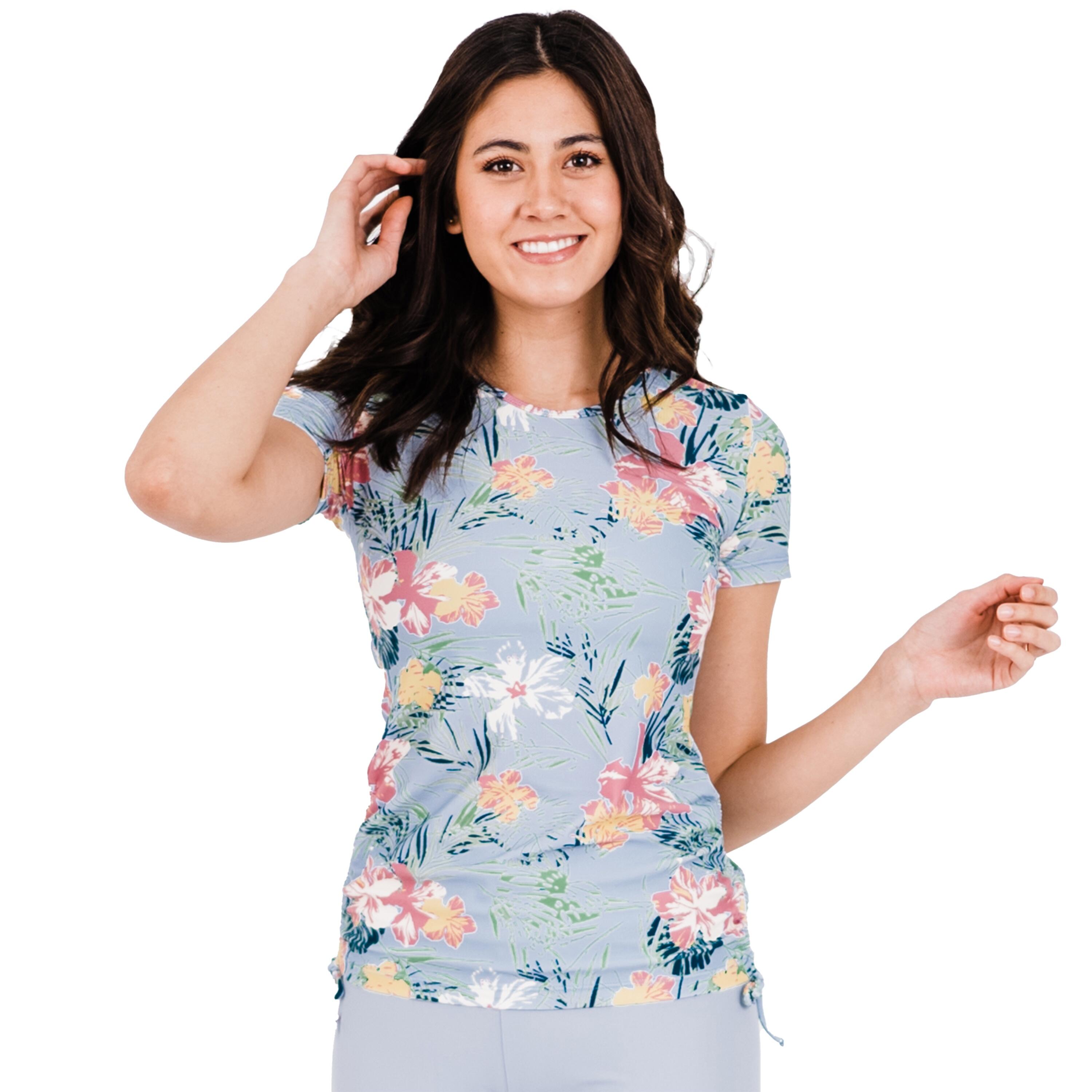 Women's UPF 50+ Short Sleeve Adele Swim Top