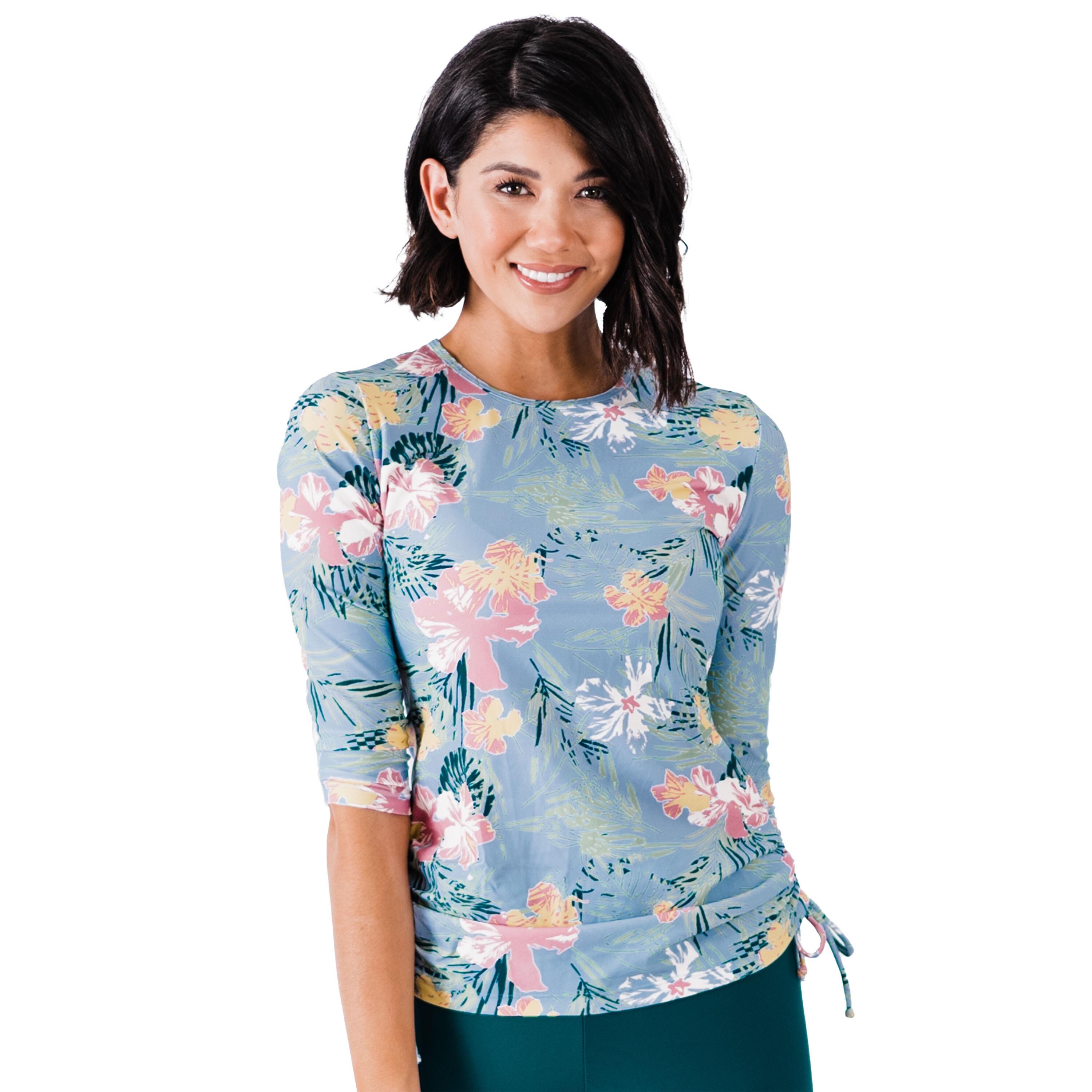 Women's 3/4 Sleeve Rash Guard UPF 50+ Margaux Swim Top