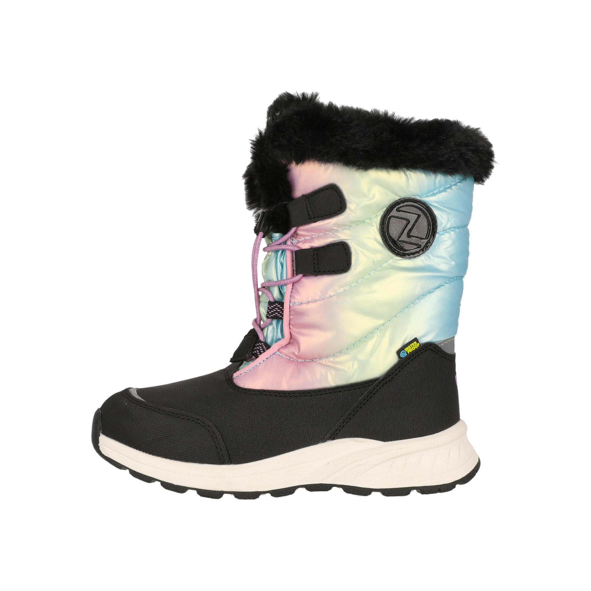 Zigzag - Bottes Rasbell - Bottines - Multicolore|noir|rose - 38 - Decathlon