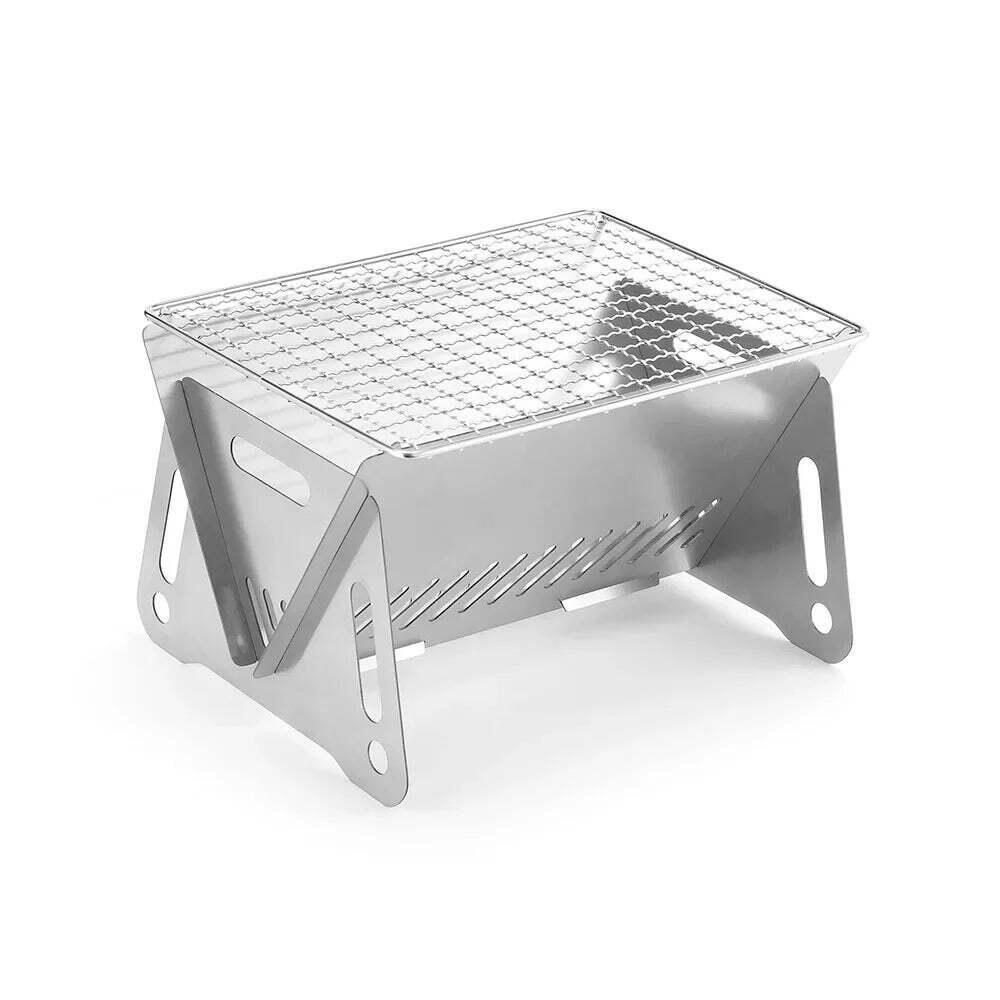 Portable Foldable Barbecue Grill Stove Multi functional Firewood Stove