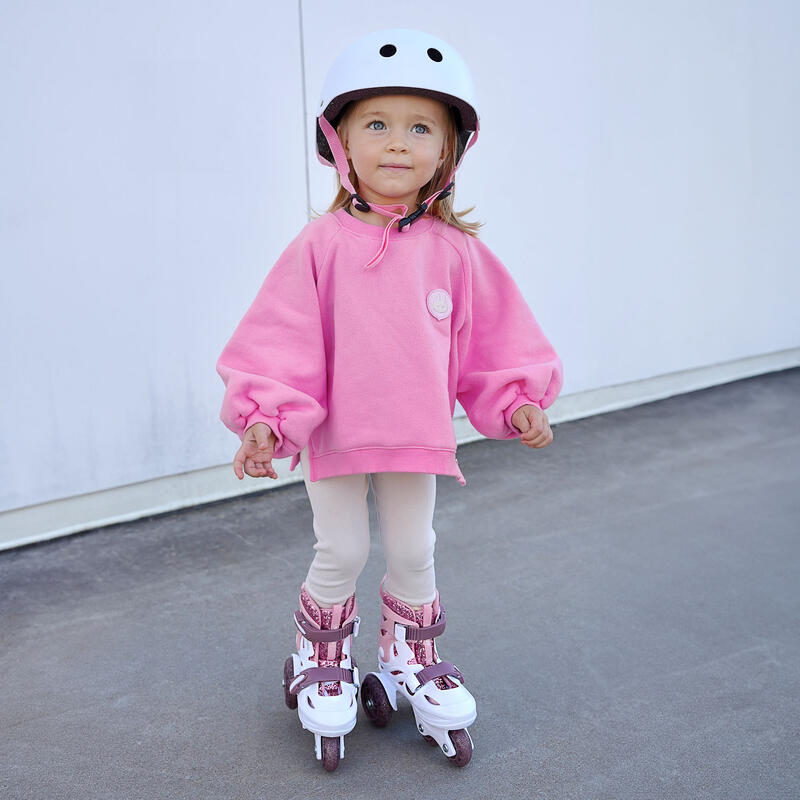 Patins à roulettes réglables pour enfants Cariboo Ballerina rose-violet