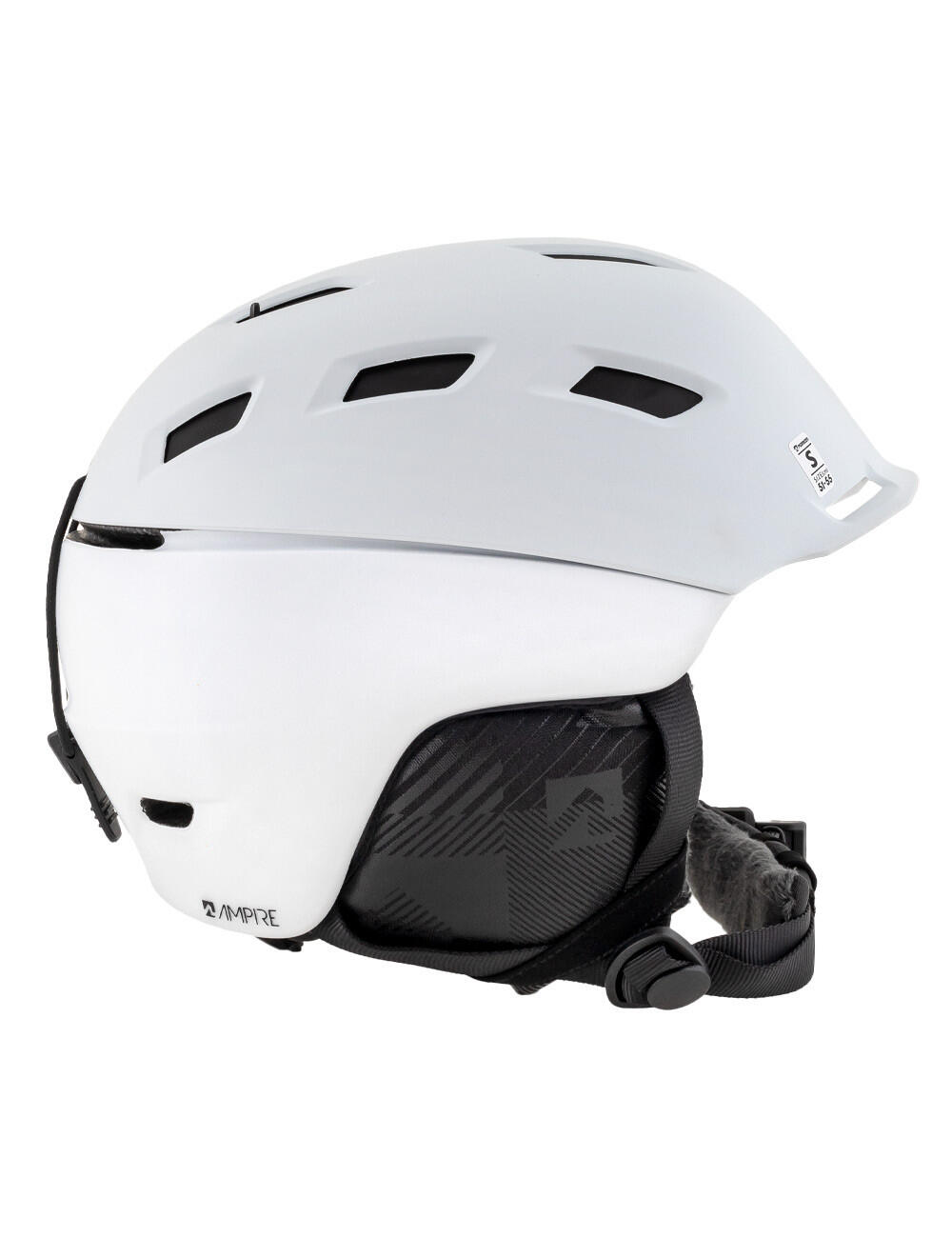 Capacete de esqui MARKER AMPIRE fleece branca 2/4