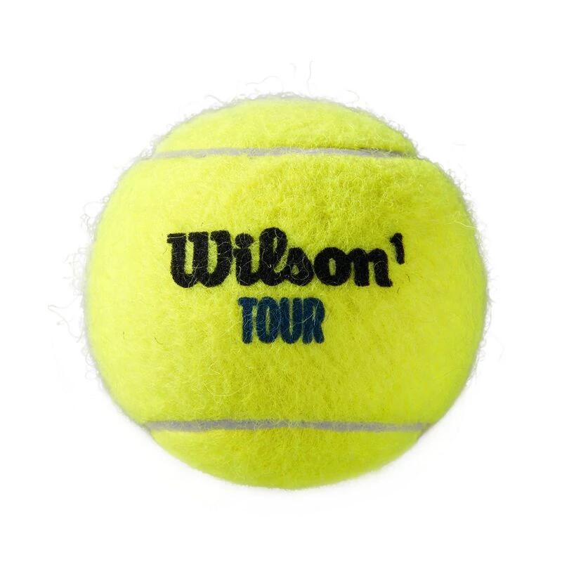 Balles De Tennis Tout Terrain TOUR PREMIER (Jaune) 4/4