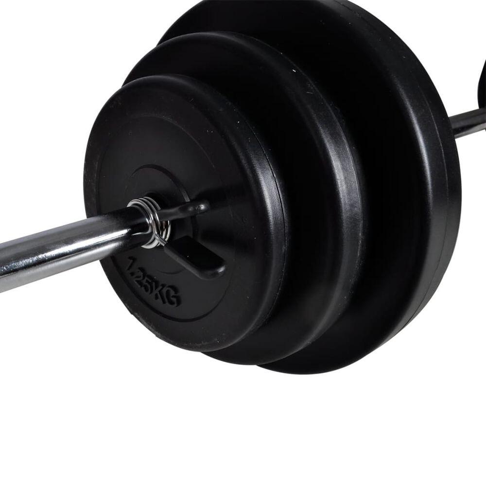 Juego de barras + 2 mancuernas 30,5kg 2/4