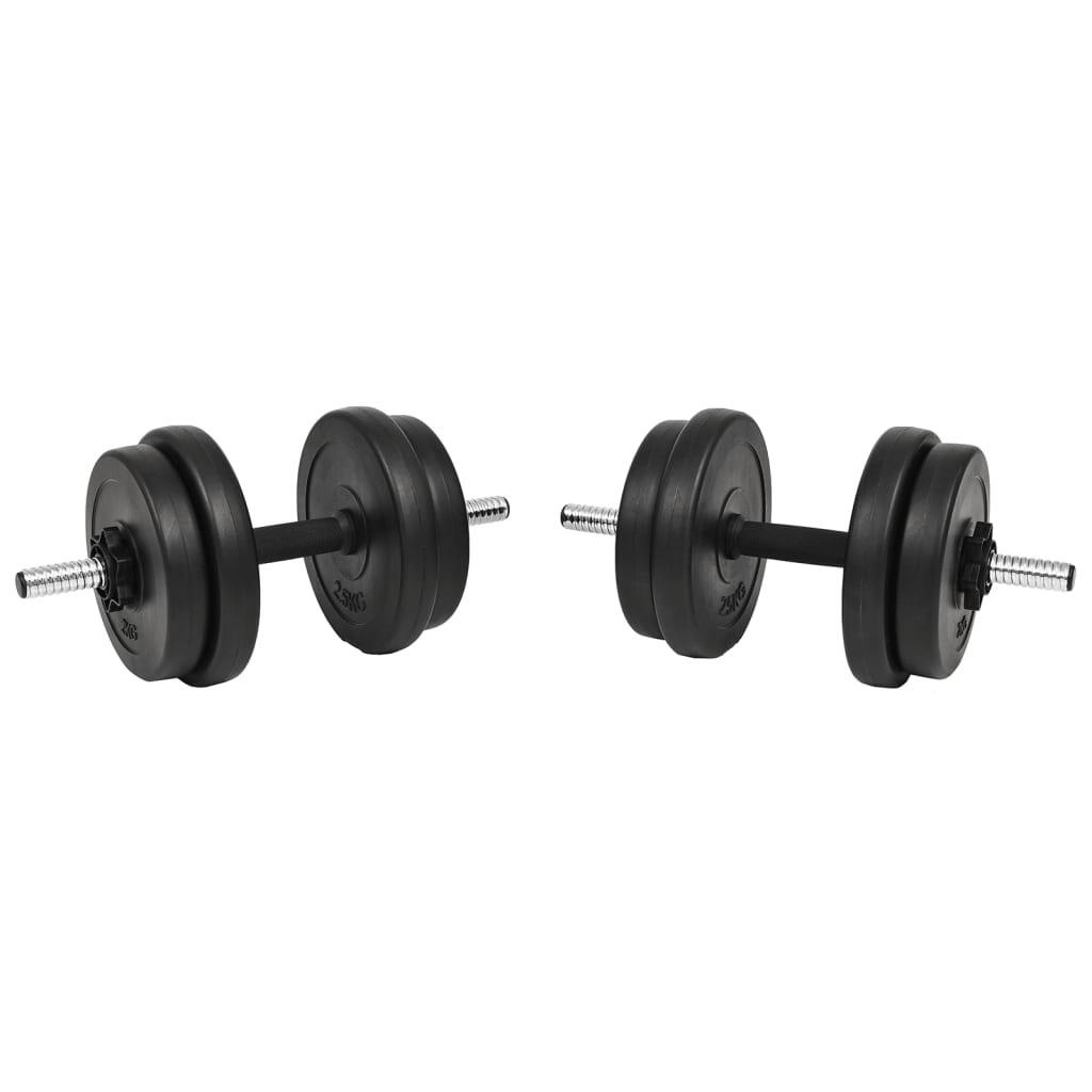 Set d'haltères réglables VidaXL 20 kg, 14 pièces 3/5