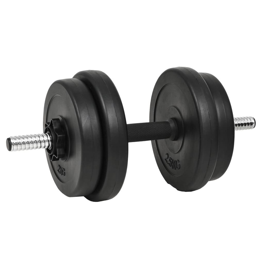 Set d'haltères réglables VidaXL 20 kg, 14 pièces 4/5