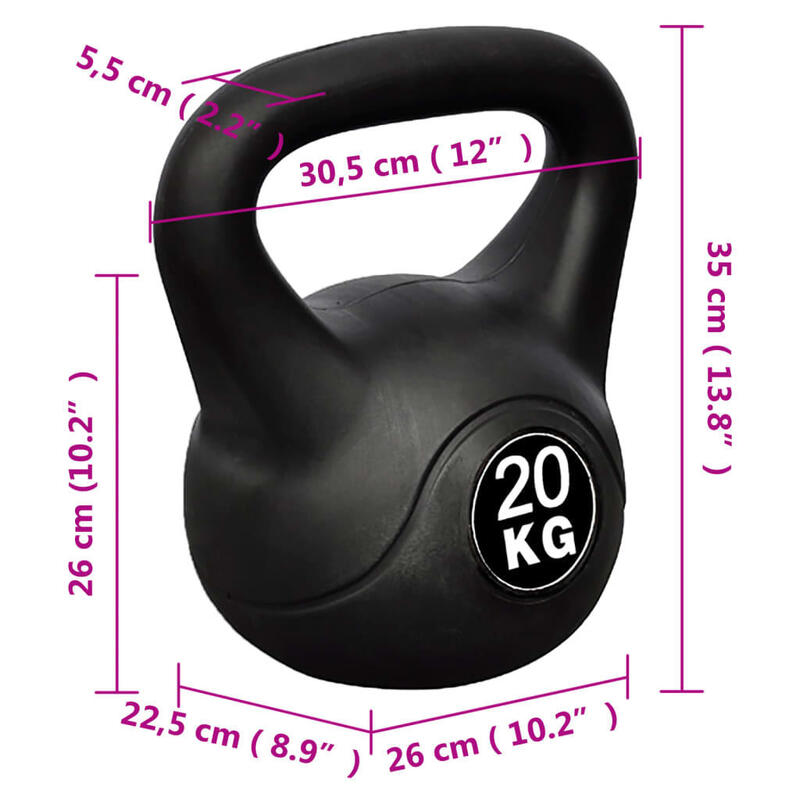 Pesa kettlebell 20 kg