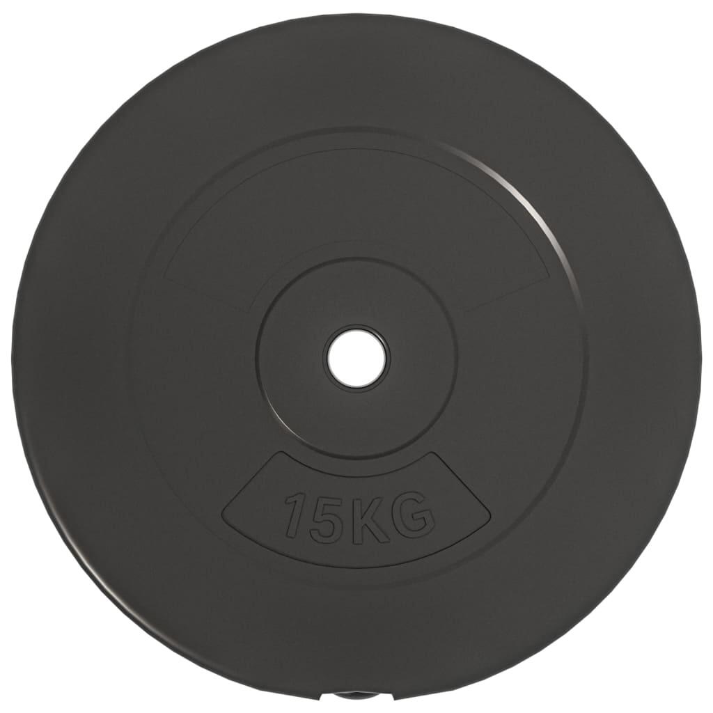 Discos de pesas 2 uds 30 kg cemento 4/5