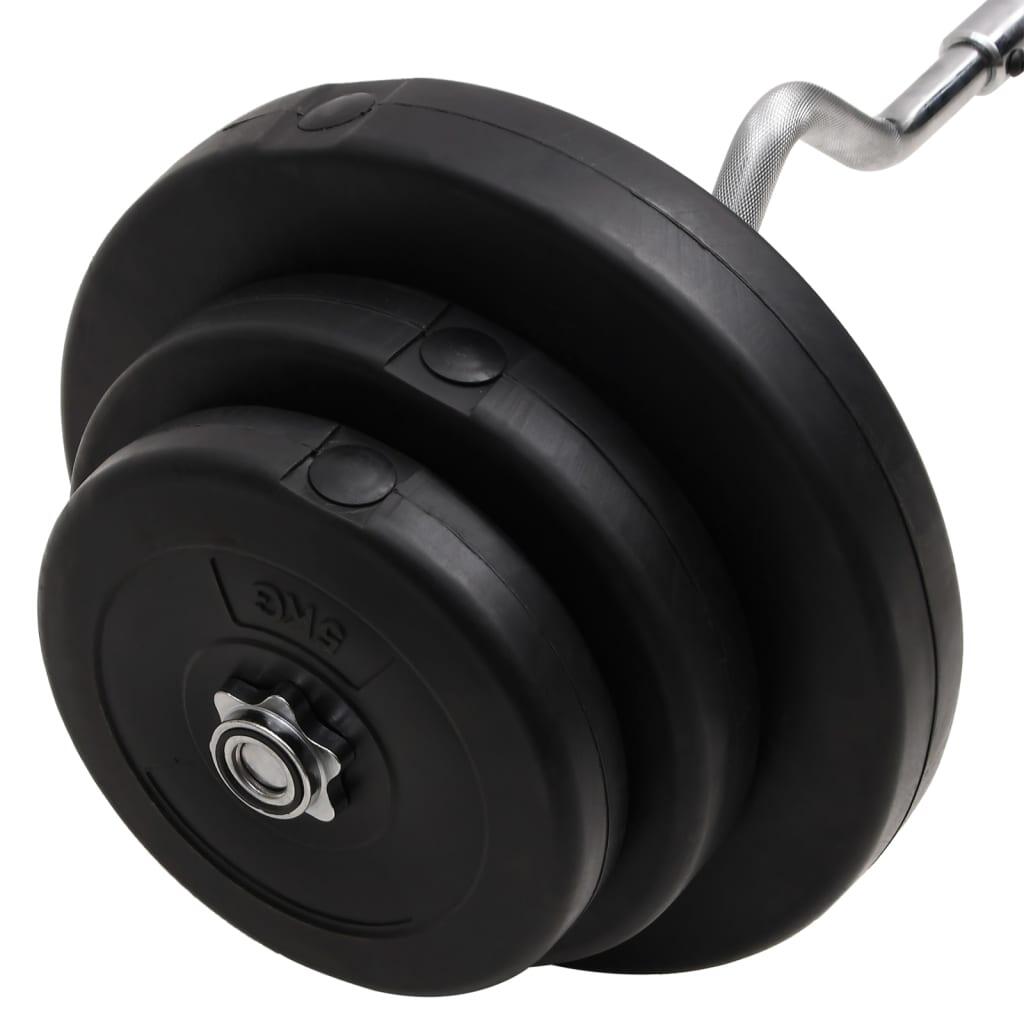 Mancuerna curl con discos 60 kg 5/5