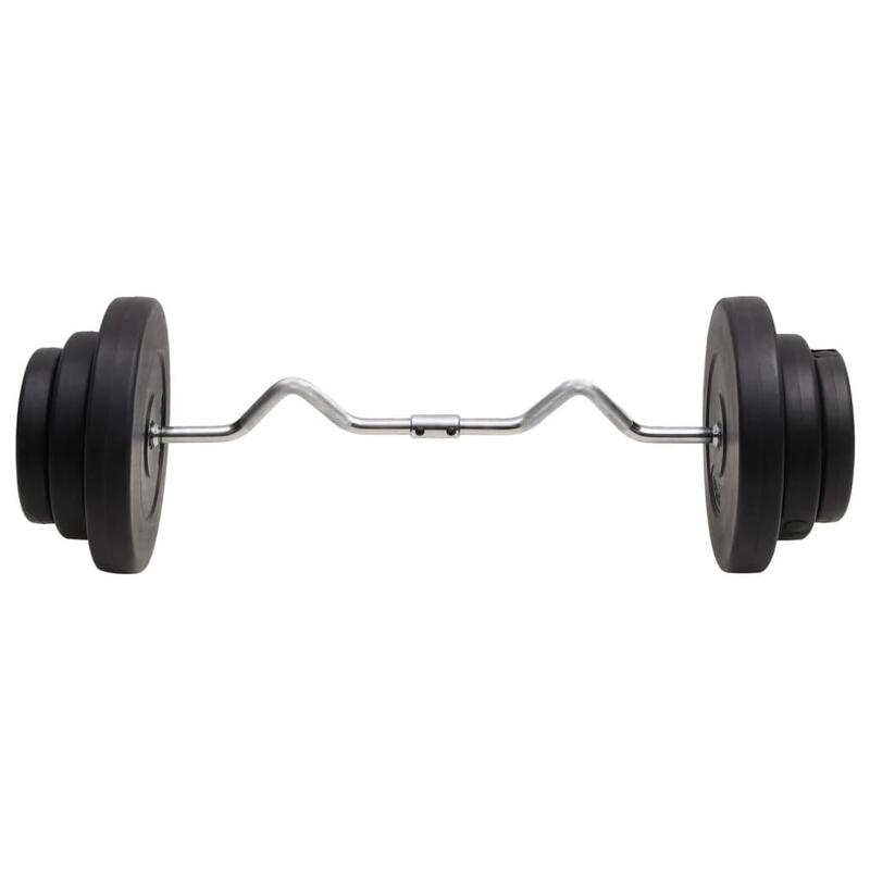 Mancuerna curl con discos 60 kg