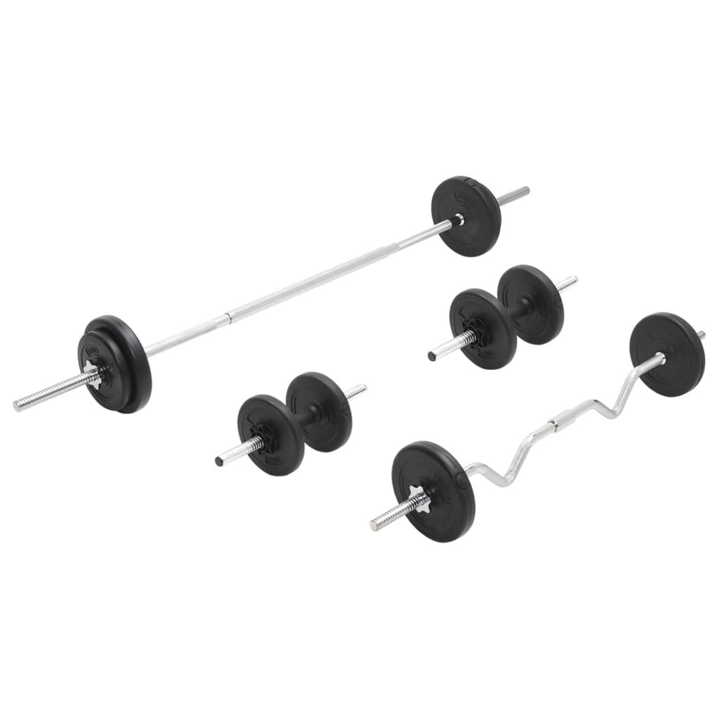 Juego de barras y pesas 30 kg 2/5